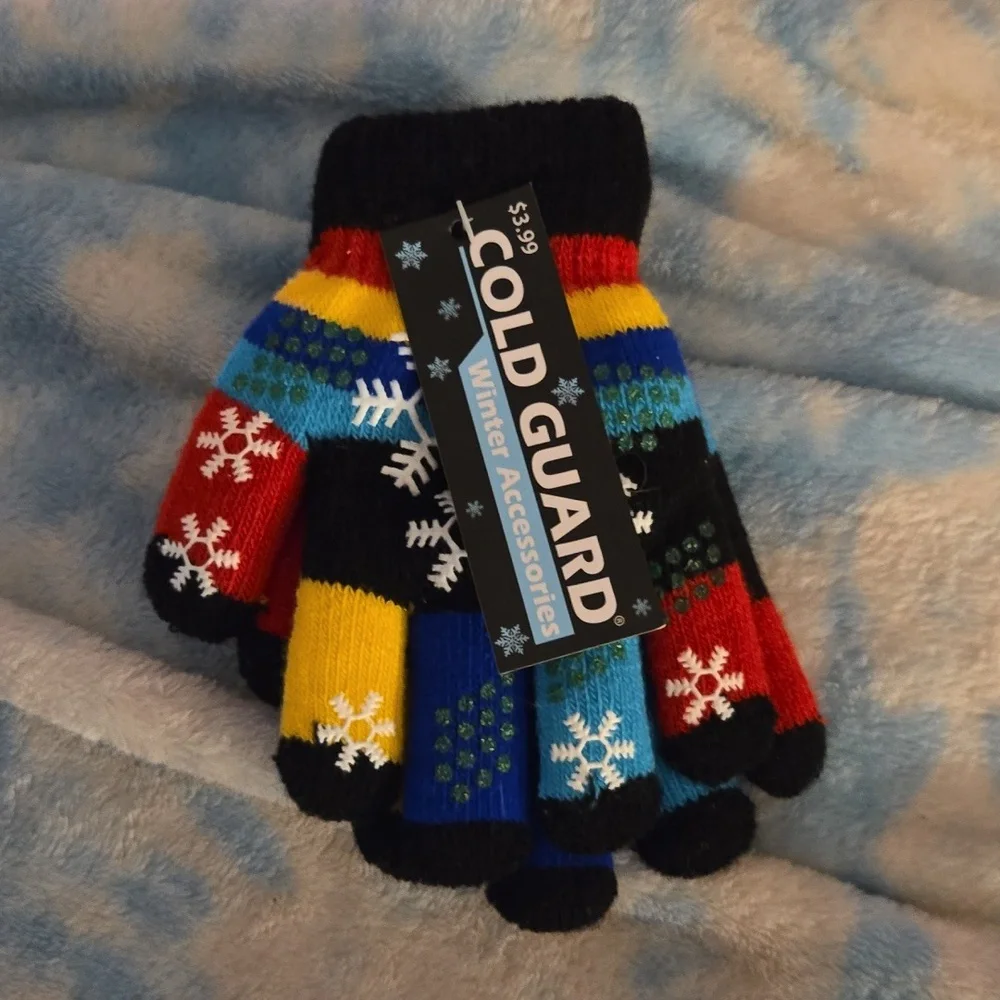 Two Pairs Of Kids Gloves